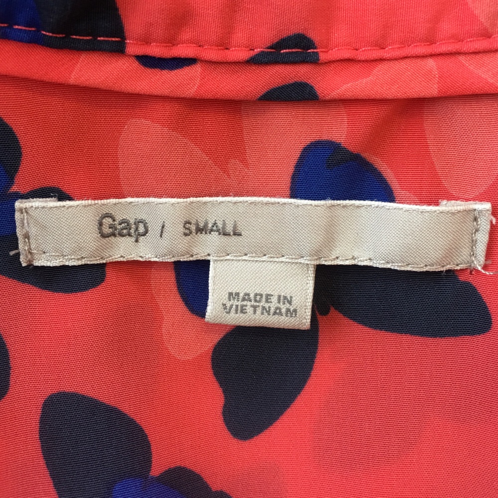 Gap Butterfly Button Down Blouse/Long Sleeved Shi… - image 5